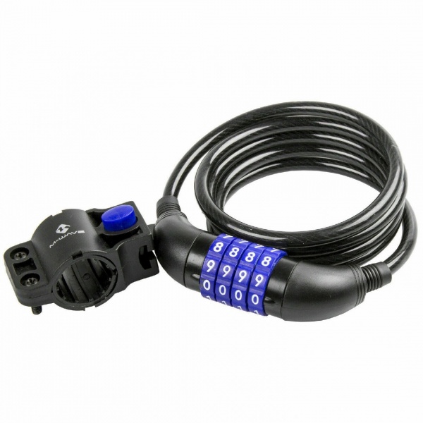 SLIGHT DAMAGE - M-Wave combination lock 8mm x 1.5m steel cable